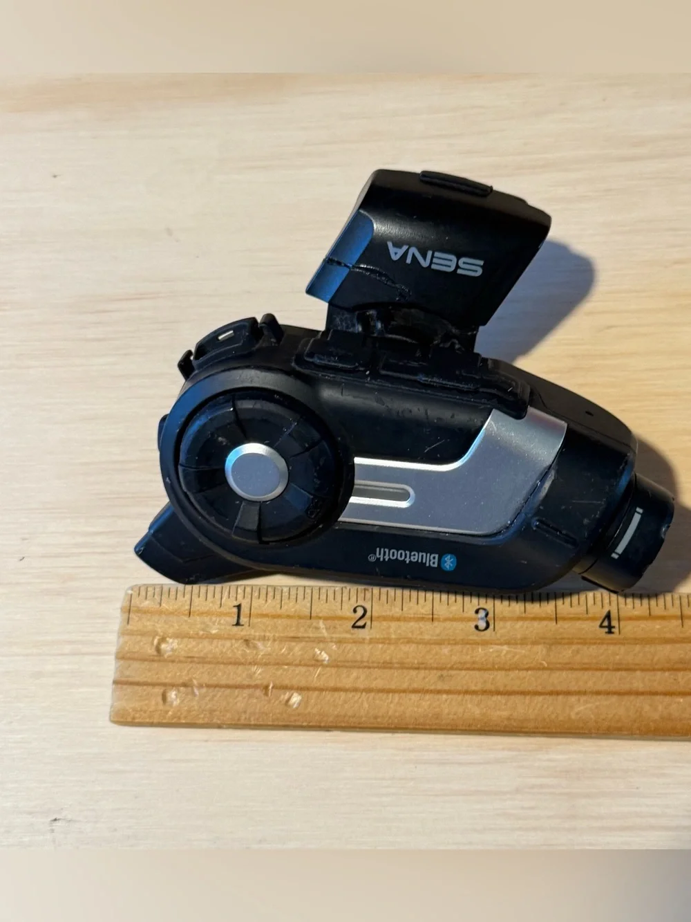 Sena 10C Blk w/Bluetooth Camera w/Clip MODULE ONLY “UNTESTED” No Charg Read Info